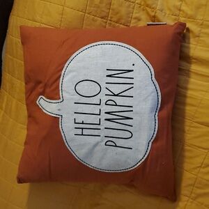 RAE DUNN Hello Pumpkin Fall Autumn PILLOW